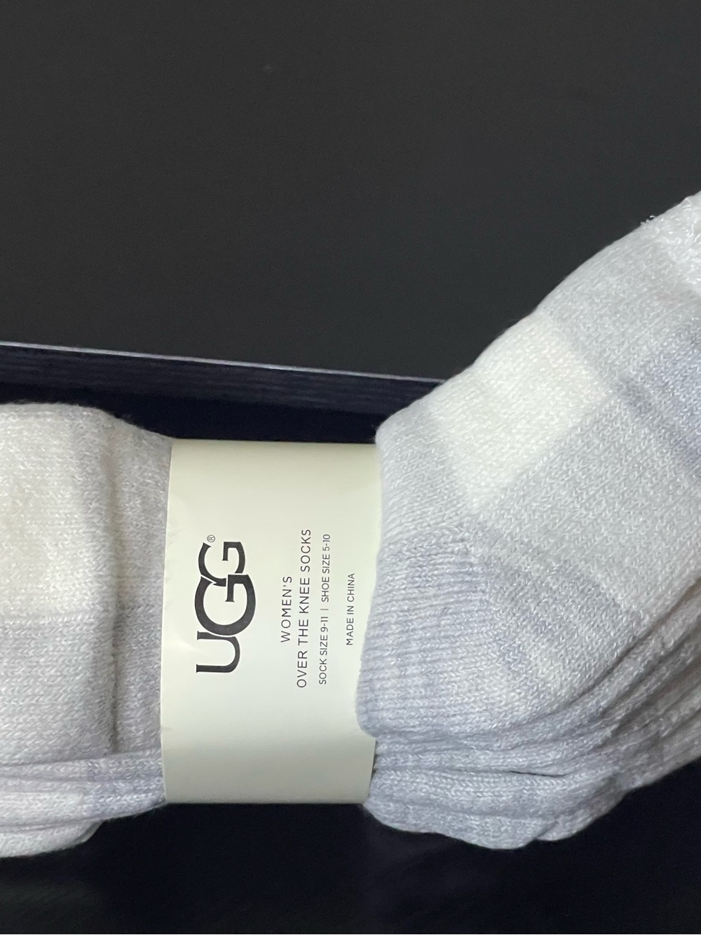 UGG Women's Over-the-Knee Socks - Light Gray Heather